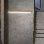 Muto Linear Mirror Wooden Front Vanity Wall Lamp Bedroom - image 7
