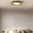 Arisha Round Flush Mount Ceiling Light, Brass