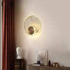 Kristy Art Deco Globe Crystal& Bedroom Wall Lamp