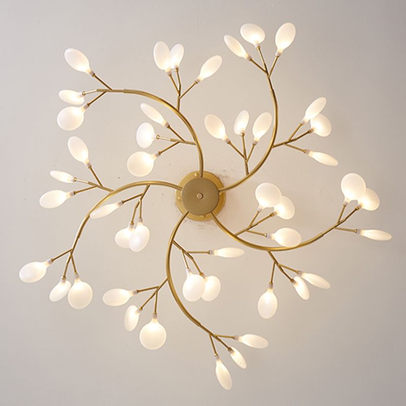 Olivia Unique Branch Firefly Art Deco Chandelier Living Room - image 12