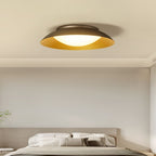 Arisha Round Flush Mount Ceiling Light, Brass
