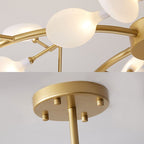 Olivia Unique Branch Firefly Art Deco Chandelier Living Room - image 13