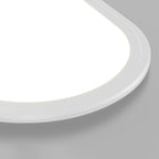 Arisha Flush Mount Ceiling Light Oval Minimalist Acrylic Dining Room