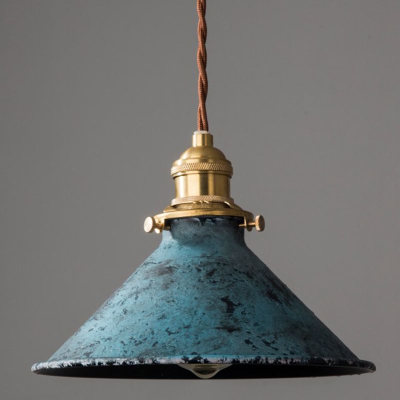 Silva Aged Rusty Vintage Rustic Finish Pendant Light, 3 Style - Letslighting