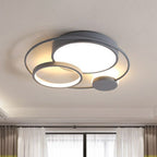 Arisha Modern Circular LED Flush Mount Ceiling Light