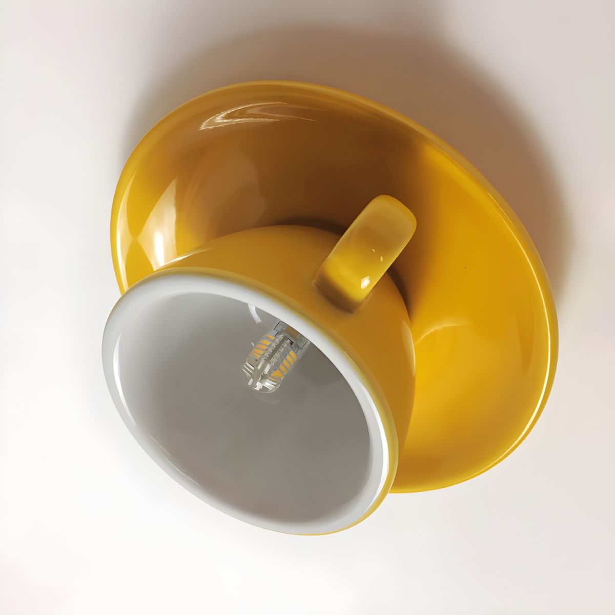 Valentina Modern Coffee Cups Ceramic Flush Ceiling Lighting - image 9