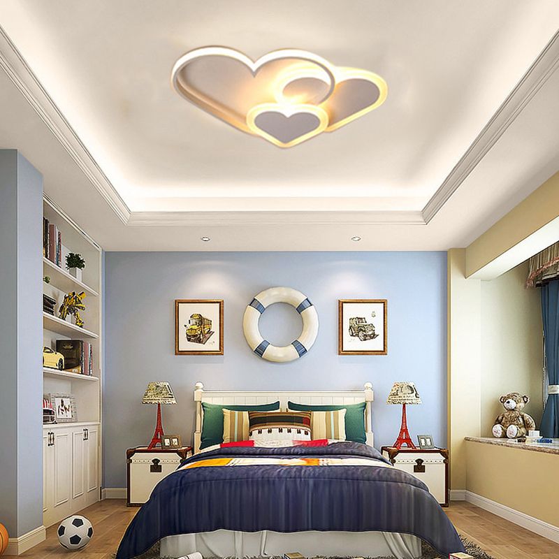 Valentina LED Star Designer Children Flush Mount Ceiling Light
