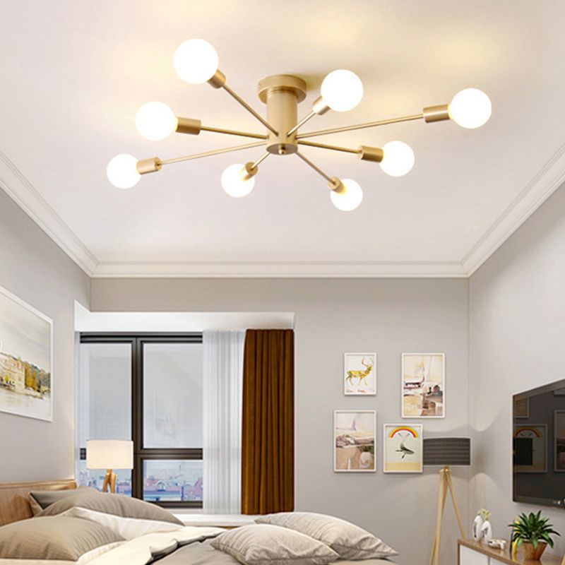 Valentina Modern Globe Bubble Flush Mount Ceiling Light