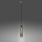 Arisha Brass Designer LED Glass Pendant Lamp - image 7