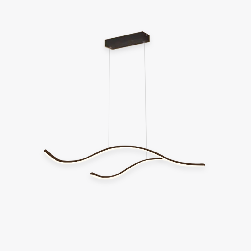 Arisha Curved Linear Pendant Light