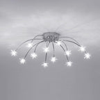 Arisha Art Deco Starry Glass Flush Mount Ceiling Light - image 14