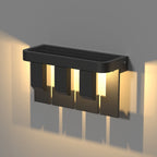 Ray Modern Minimallist Solar Outdoor Garden Yard Wall Lamp