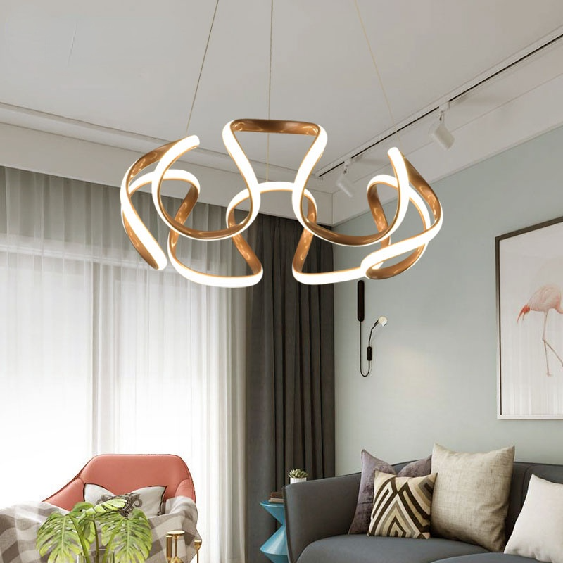 Arisha Modern Irregular Flower /Silicone Pendant Light 3 Colors