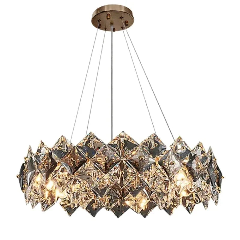 Kristy Modern Tiered Chandelier Crystal Living Room