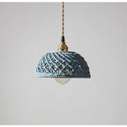 Valentina Modern LED Pendant Light Blue White Bedroom/Kitchen