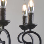 Silva Creative Retro Candle Chandelier Bedroom