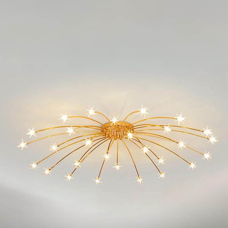 Arisha Art Deco Starry Glass Flush Mount Ceiling Light - image 53