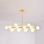 Valentina Chandelier Bubble, Magic Beans, Glass, Dining Room