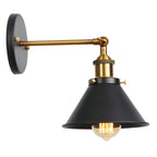 Epoch Industrial Vintage Cone Hanging Wall Lamp