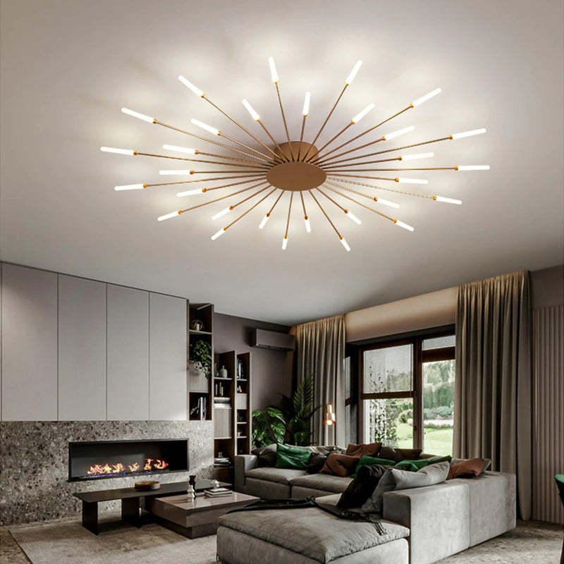 Arisha Fireworks Flush-Mount Ceiling Light Living Room - image 3