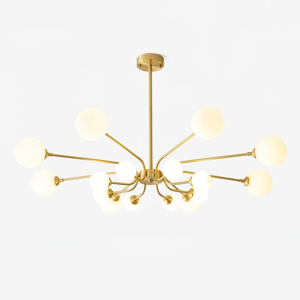 Aurora Chandelier Globe Arm Modern