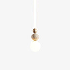 Ullaeia Sphere-Cluster Travertine Pendant Light