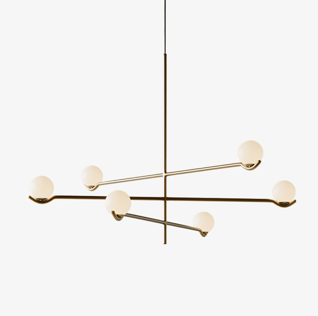 Noir Minimalist Glass Pendant Light