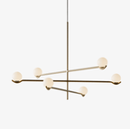 Noir Minimalist Glass Pendant Light