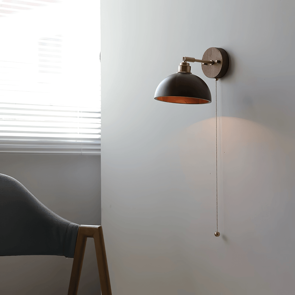 Arsole Traditional Elegance Pull Brass Wall Lamp