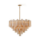 Aurora Chandelier Virella Murano Glass Tube Luxury