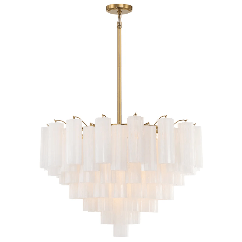Aurora Chandelier Virella Murano Glass Tube Luxury