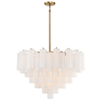 Aurora Chandelier Virella Murano Glass Tube Luxury