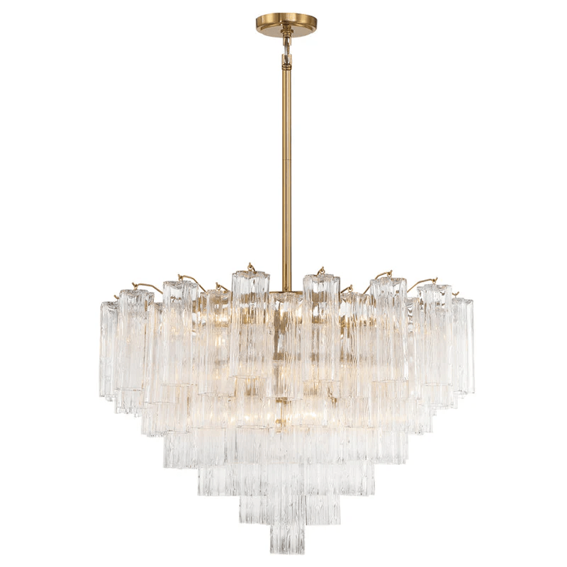Aurora Chandelier Virella Murano Glass Tube Luxury
