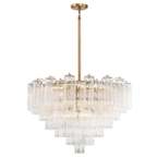 Aurora Chandelier Virella Murano Glass Tube Luxury
