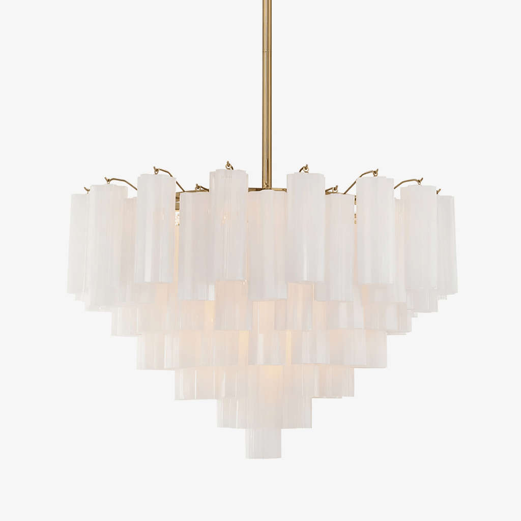 Aurora Chandelier Virella Murano Glass Tube Luxury