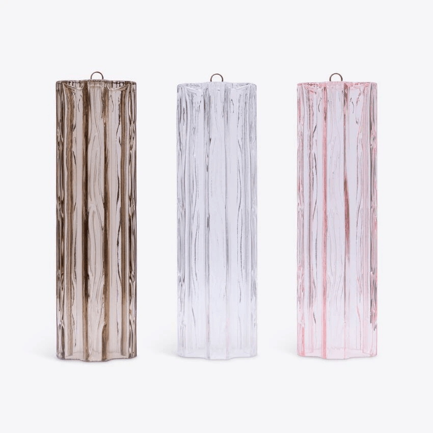 Aurora Chandelier Four Tier Fluted Glass