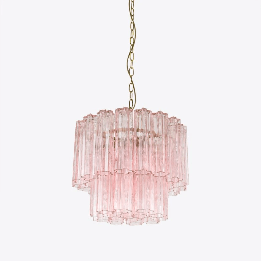 Aurora Chandelier Small Treviso Murano Glass Tube