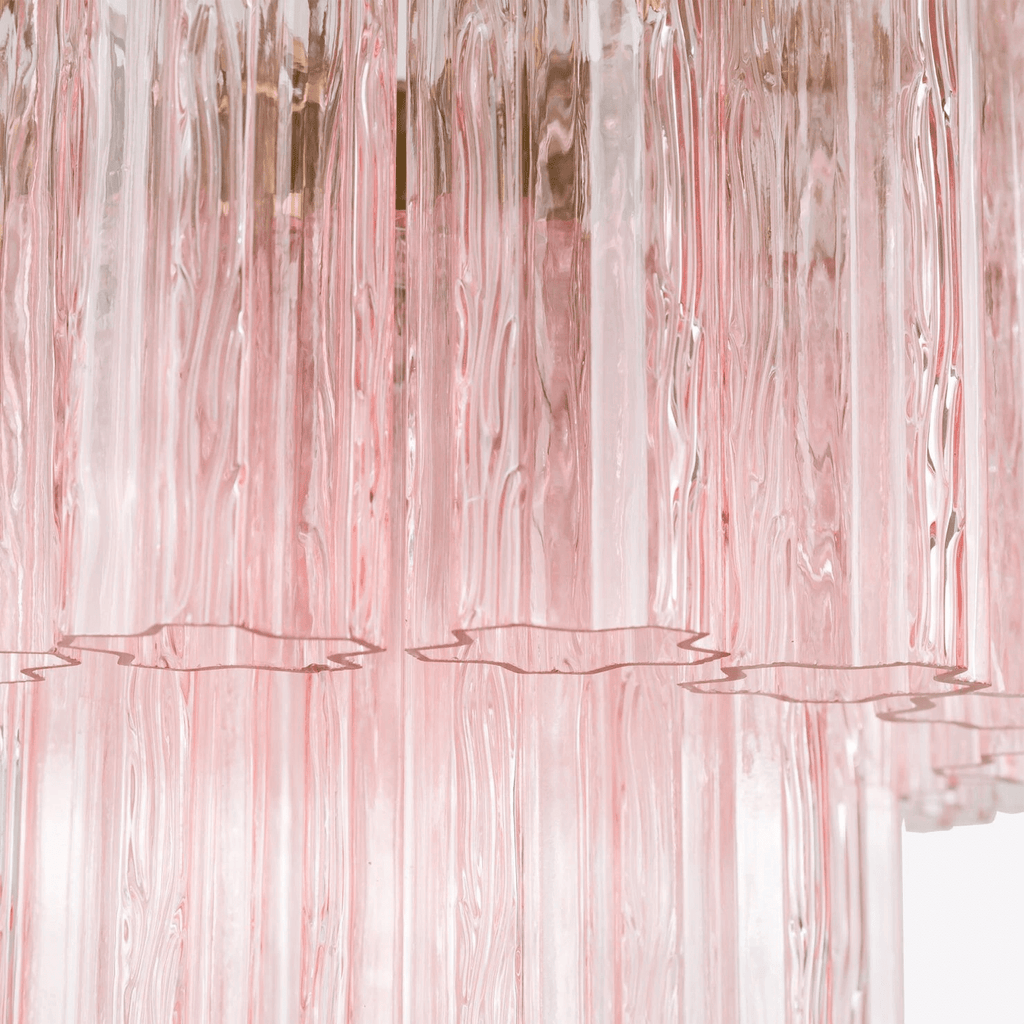 Aurora Chandelier Small Treviso Murano Glass Tube