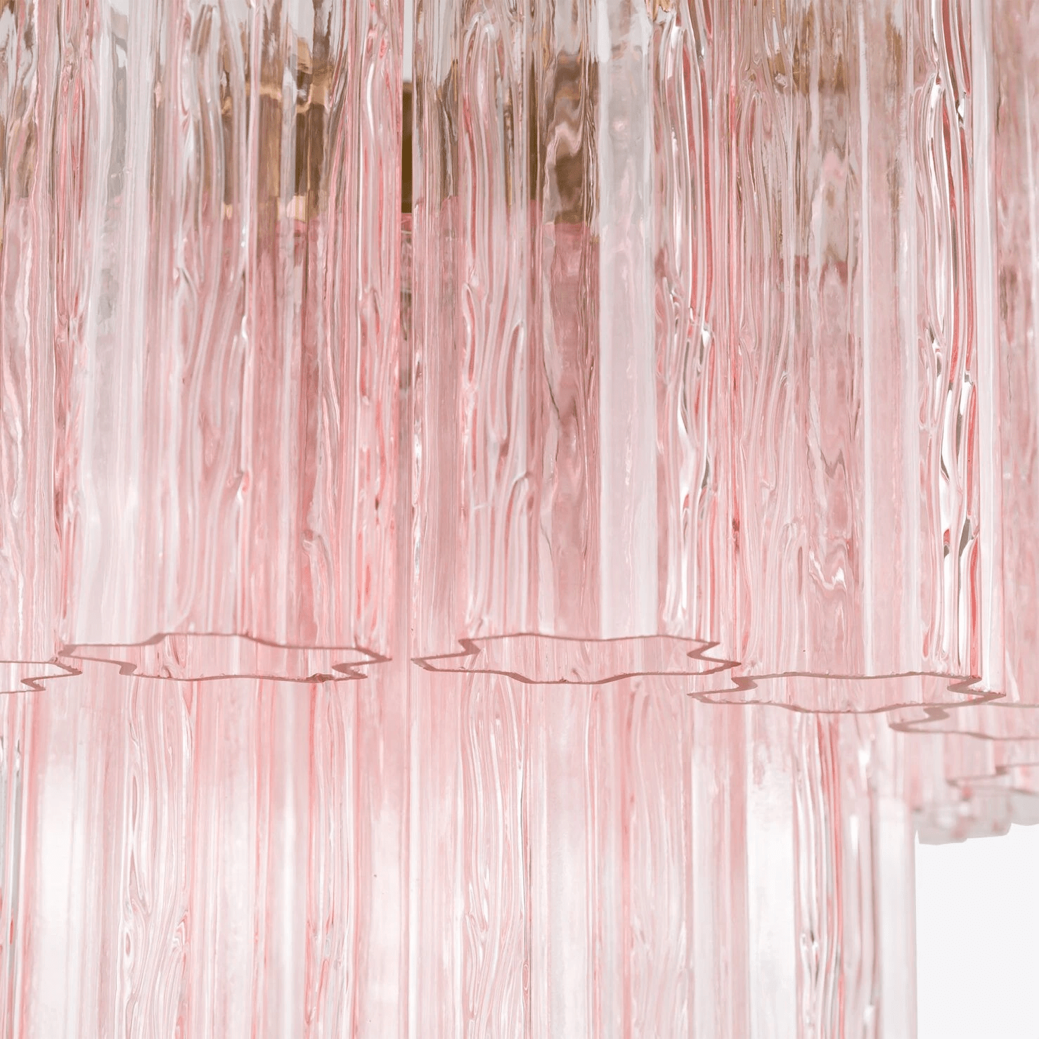 Aurora Chandelier Small Treviso Murano Glass Tube