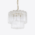 Aurora Chandelier Small Treviso Murano Glass Tube