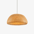 Eurnoros Unique Natural Bamboo Pendant Light