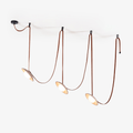 Ulsoryra Organic Travertine Pendant Light Cluster
