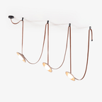 Ulsoryra Organic Travertine Pendant Light Cluster
