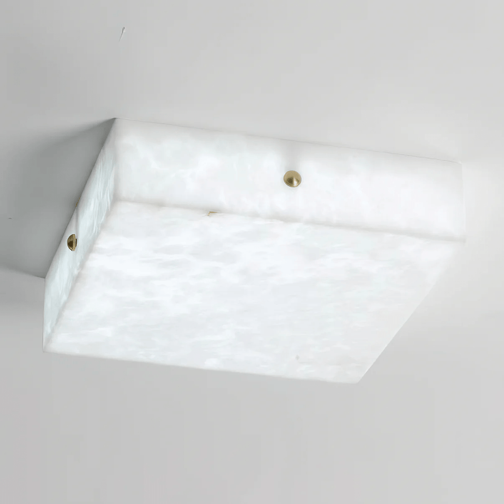 Vephaeth Minimalist Alabaster Ceiling Light