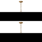 Aurora Chandelier Drop Textured Glass Elegant