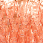 Aurora Chandelier Drum Amber Glass
