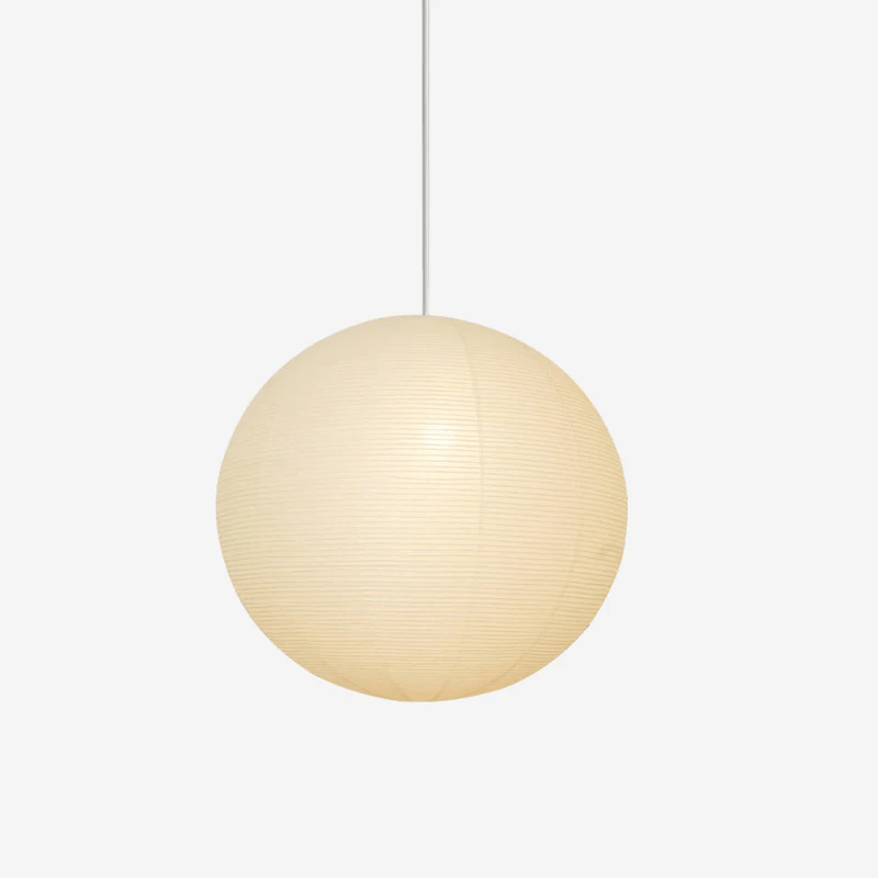Solara Pendant Lamp Bamboo Washi Paper Round