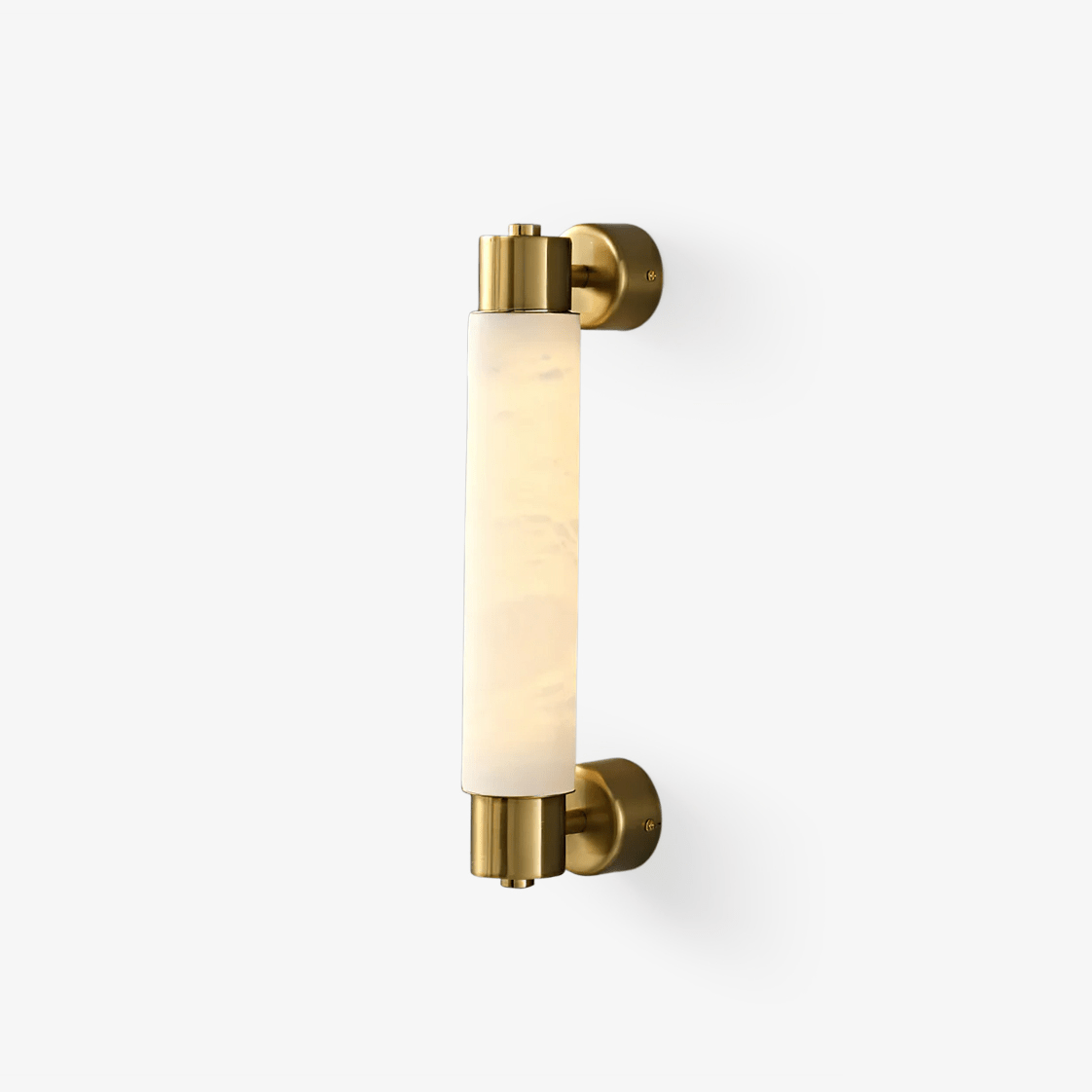 Eurthaeth Alabaster Brass Wall Light
