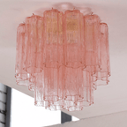 Aurora Ceiling Lamp Pink Waterfall Style