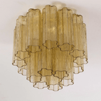 Aurora Ceiling Lamp Pink Waterfall Style